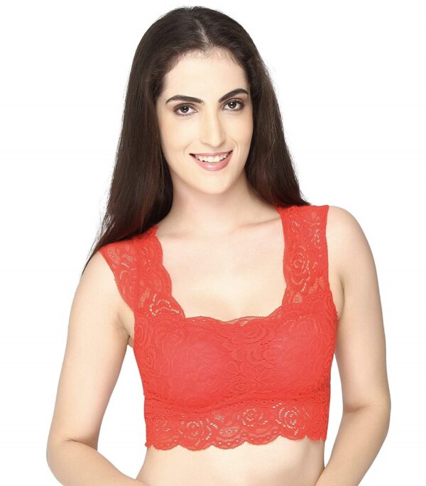 Net Bustier Saree Blouse