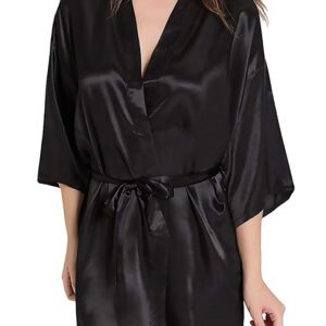 Satin Babydoll Kimono Nightwear Robe