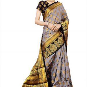 Traditional Heavy Woven Banarasi Silk Saree