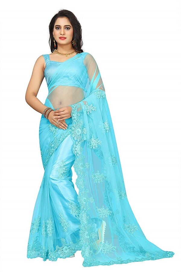 Work Heavy Net Saree