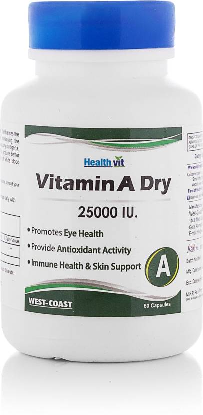 HealthVit Vitamin A Dry 25000 Iu
