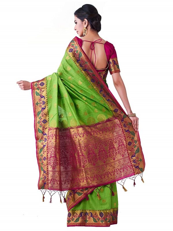 Kanjivaram Style Art Paithani Silk Saree 2