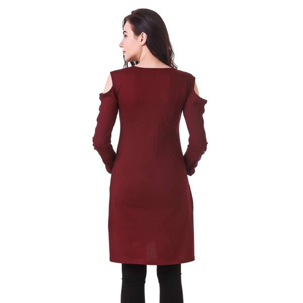 Maroon Long Top 2