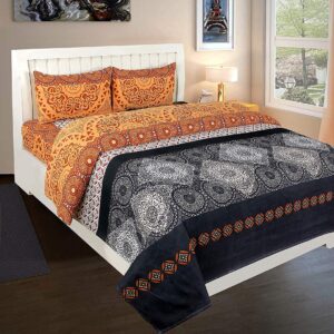 100% Poly Cotton Double Bedsheet