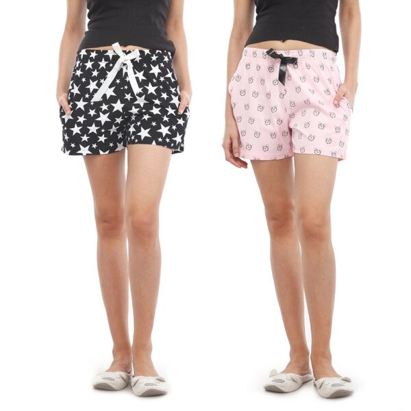 Pack of 2 Shorts For Women