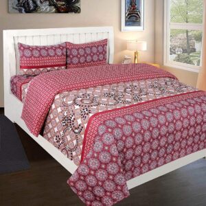 Poly Cotton Double Bedsheet