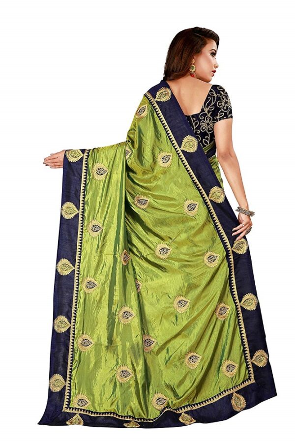 Silk Embroidered Saree 2