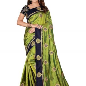 Silk Embroidered Saree