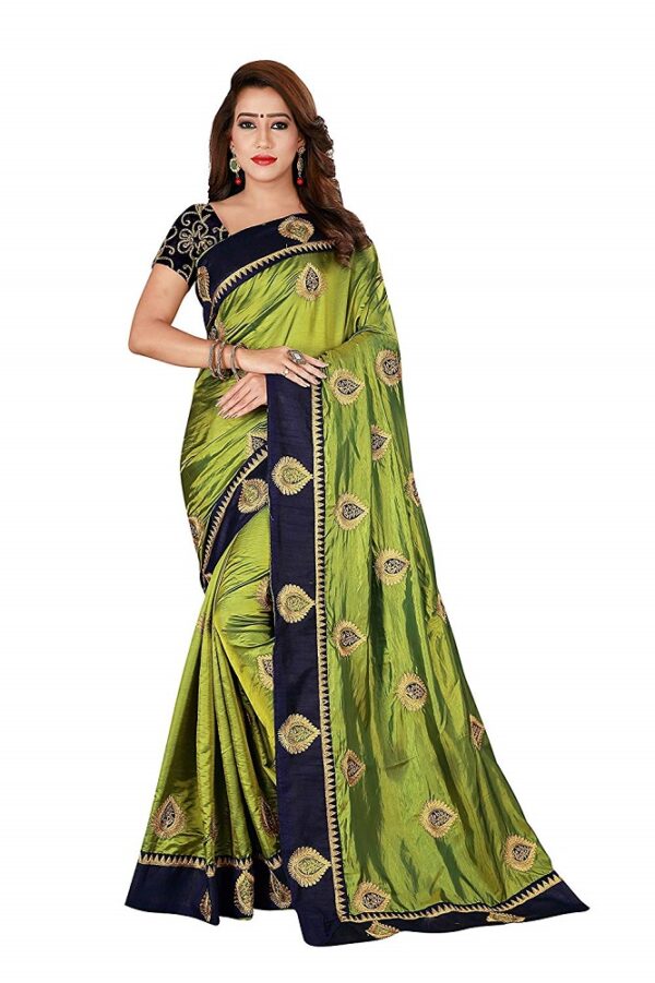 Silk Embroidered Saree