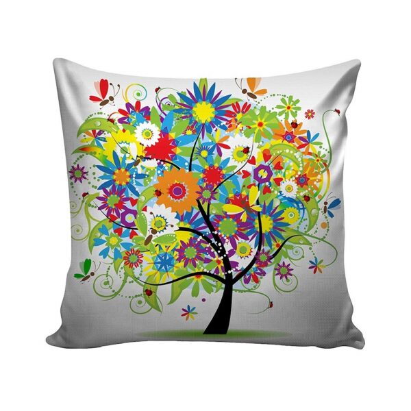 Velvet Designer Floral 3D Digital Print 16 x 16 Set of 5 Cushion Covers 1