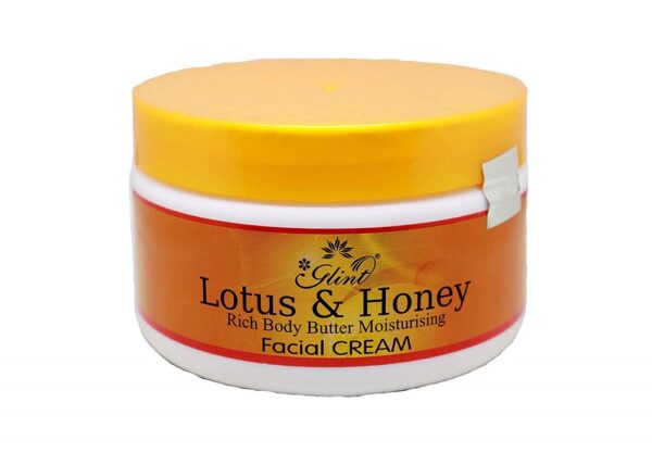 Glint Lotus & Honey Rich Body Butter Moisturizing Facial Cream