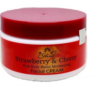 Glint Strawberry & Cherry Rich Body Butter Moisturising Facial Cream