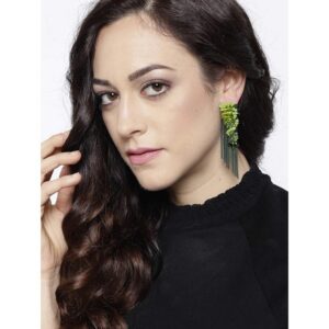 Luxuria Edition Exquisite Sparkling Chain-Drop Tassel Earrings