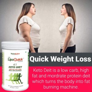 NutroActive LipoQuick Keto Diet Meal Replacement Powder 1