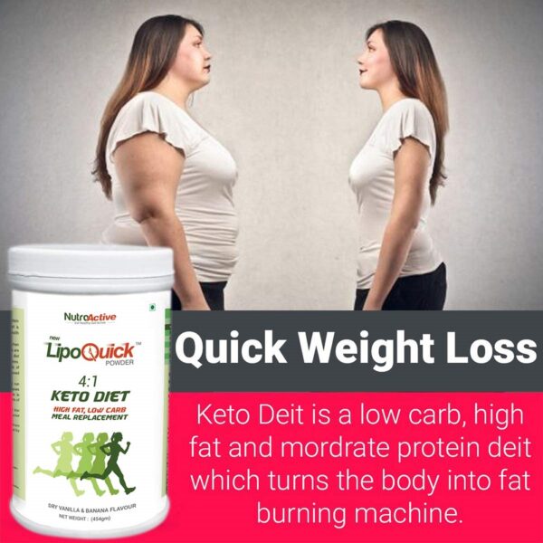 NutroActive LipoQuick Keto Diet Meal Replacement Powder 1