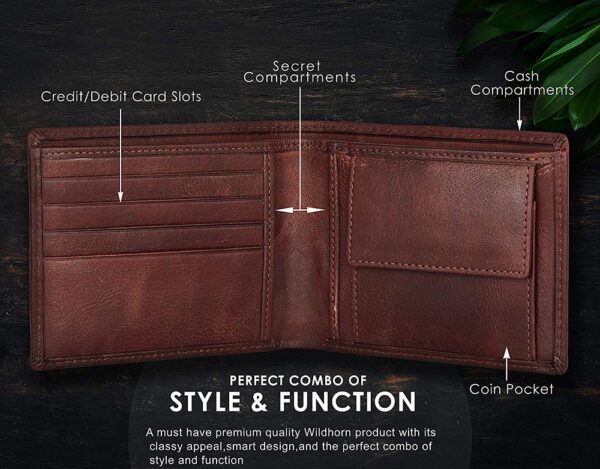 Brown Men's Wallet 1