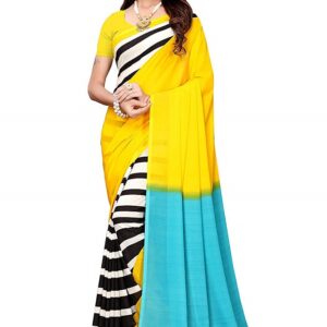 Georgette Floral Printed Saree